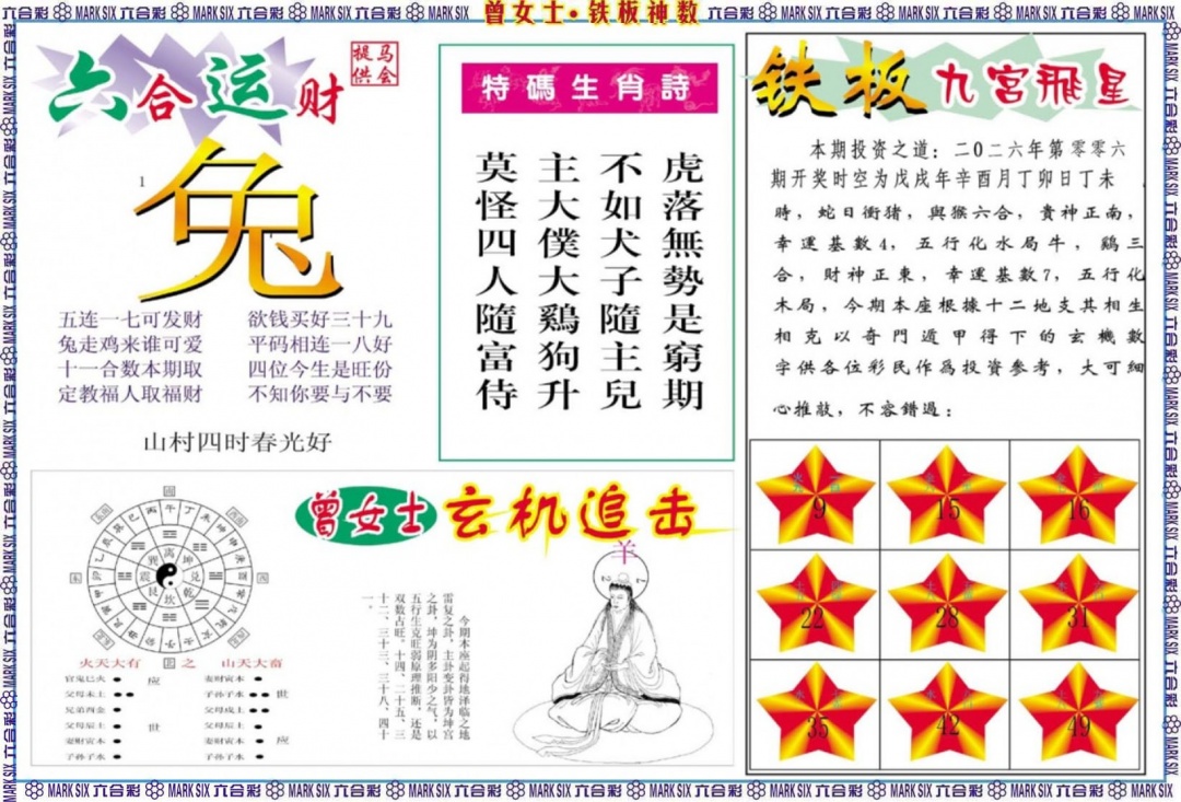 006期曾女士铁板神数B[图]