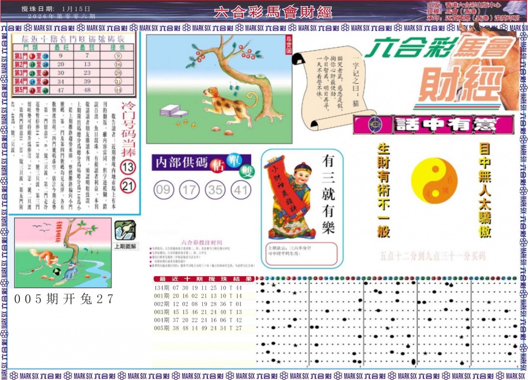 006期马会财经A[图]